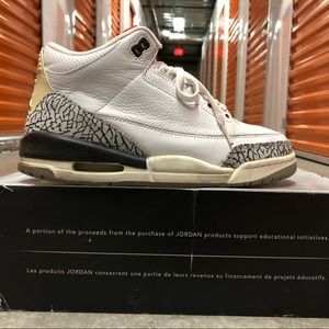 2003 Jordan White Cement III sz. 8.5